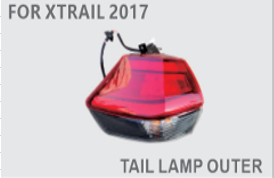 Лівий зовнішній задній ліхтар Nissan Rogue X-Trail T32 рестайл 2017, 2018, 2019, 2020 OEM 265556FL0D аналог Ниссан Рог задний левый внешний фонарь LZZLL-Nissan-Rogue-2017 фото