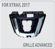 Решітка радіатора з хромом Advanced Nissan Rogue X-Trail T32 рестайл 2017, 2018, 2019, 2020 OEM 623106FL0A, 623106FL0B, 623106FL0C, 623106FL0D, 623106FL0E аналог Ниссан Рог решетка радиатора RRZH-Nissan-Rogue-2017 фото
