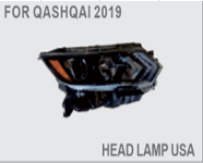 Права передня фара Full LED Nissan Rogue Sport Qashqai J11 рестайл 2019, 2020, 2021, 2022 2023 OEM 260106MR5A аналог Ниссан Рог Спорт Кашкай США блок-фара правая передняя фул лед PFR-Rogue Sport-2019 фото