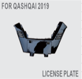 Накладка переднього бампера під емблему (птичка) Nissan Qashqai Rogue Sport J11 рестайл 2019, 2020, 2021, 2022, 2023 OEM 62070HV00A аналог Ниссан Рог Спорт Кашкай NPB-Rogue Sport-2019 фото